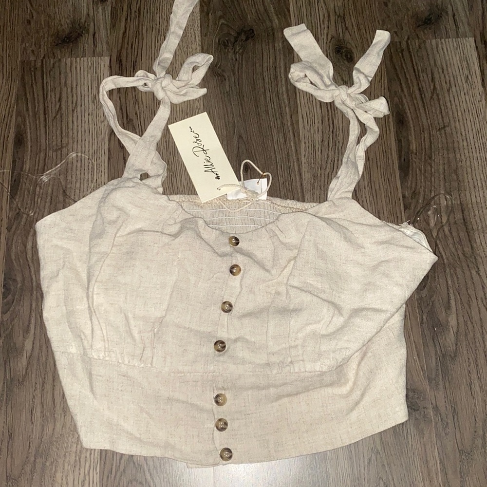 Allie Rose cropped tank top